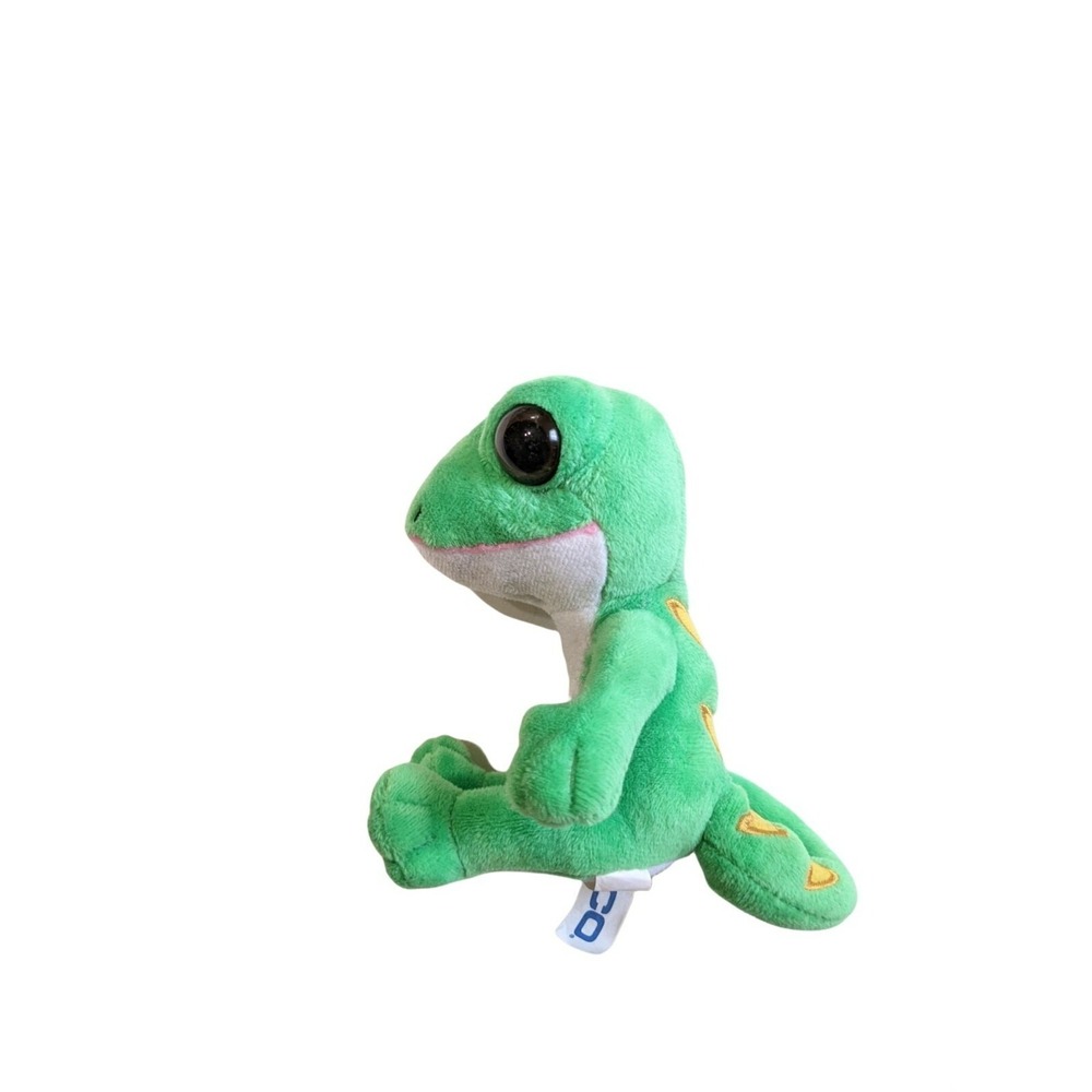 Geico‎ Gecko Plush Green Lizard Mascot 6 Inch Stuffed Animal Advertising Toy